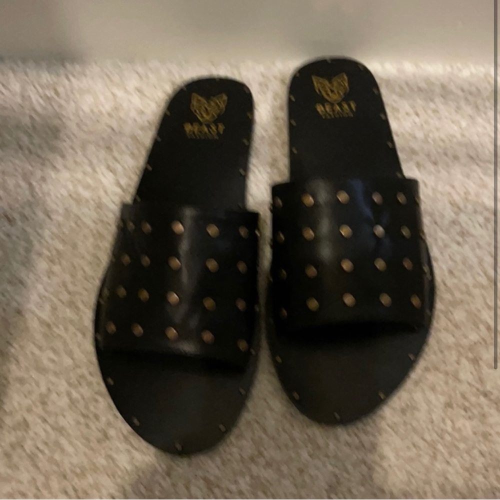 Black Slide sandals